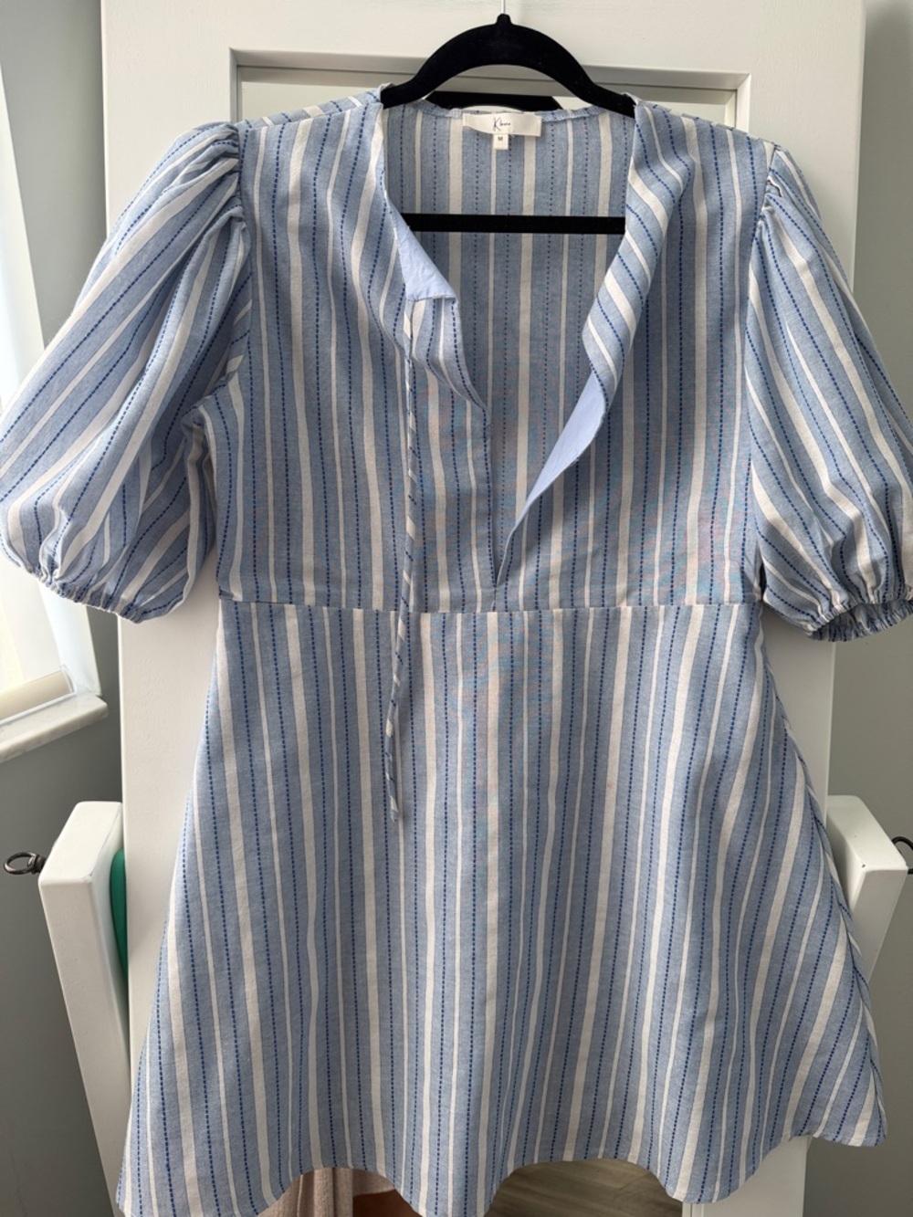 Kless striped blue and white dress - M